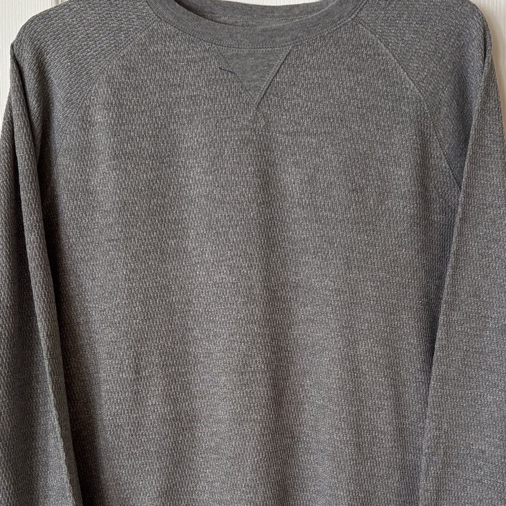 Shirt thermal boys new size XXL(18) grey 59% cotton 41% polyester wonder nation